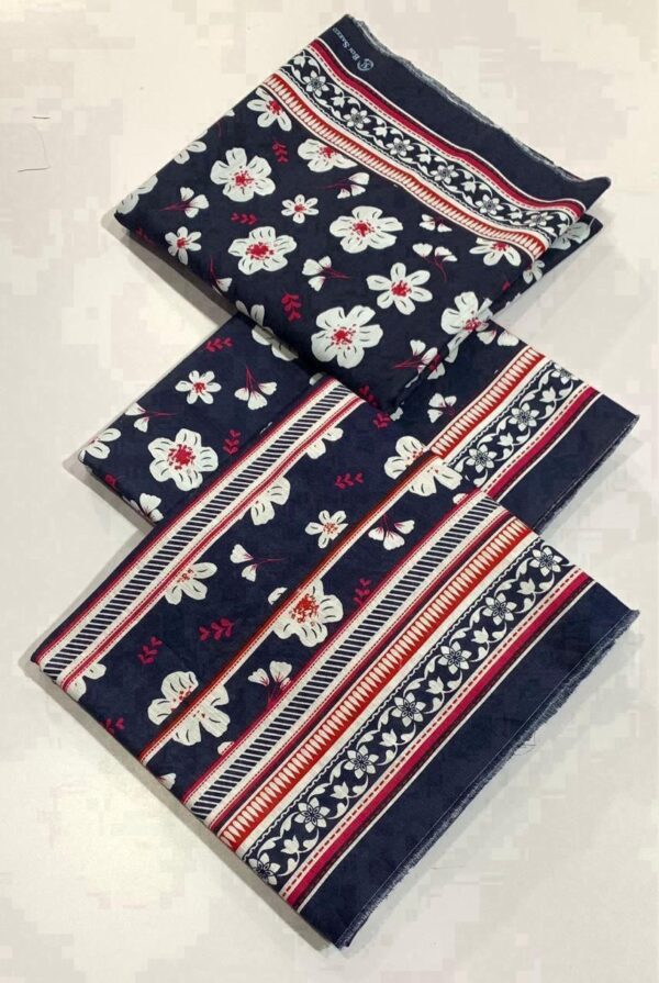 IMG-20250110-WA0051 Bin Saeed 💯 Original 3pcs Printed Khaddar Collection