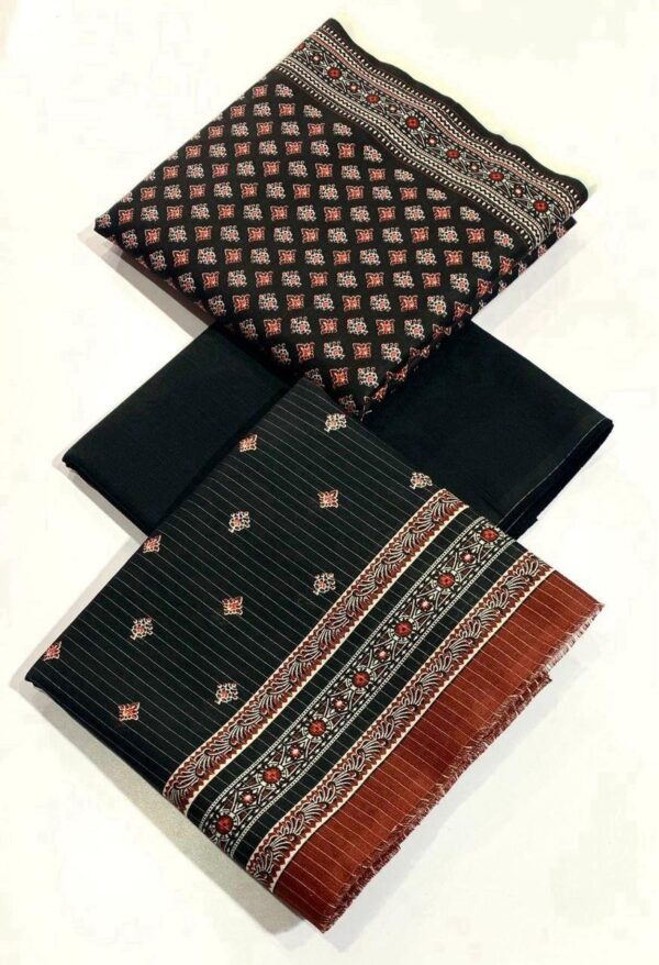 IMG-20250110-WA0052 Bin Saeed 💯 Original 3pcs Printed Khaddar Collection