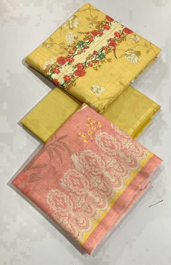 IMG-20250110-WA0057 Bin Saeed 💯 Original 3pcs Printed Khaddar Collection