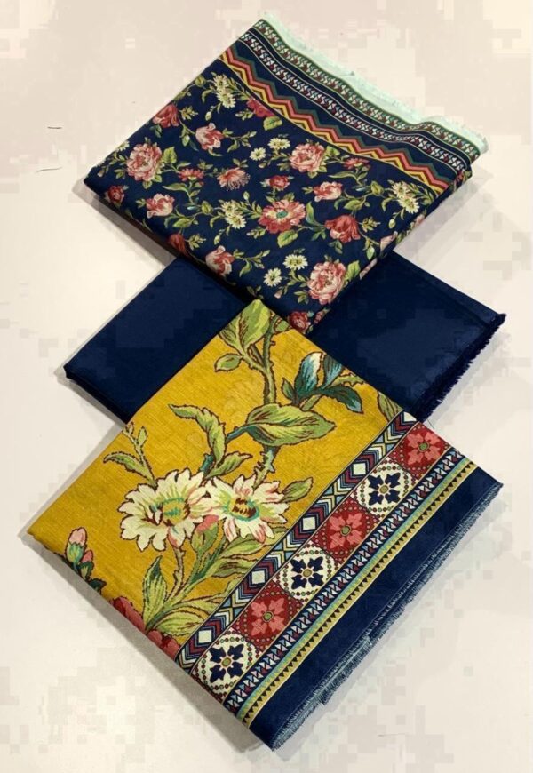 IMG-20250110-WA0061 Bin Saeed 💯 Original 3pcs Printed Khaddar Collection
