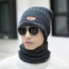 Beanie Wool Cap with Neck