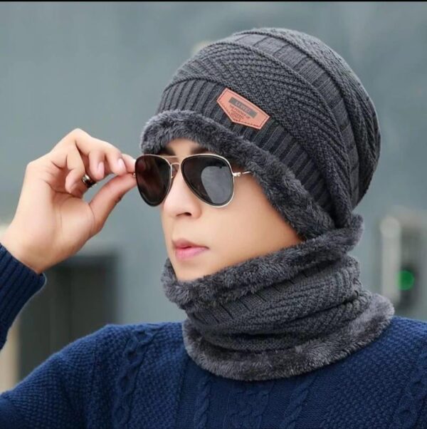 IMG-20250111-WA0034 Beanie Wool Cap with Neck