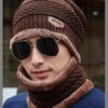 Beanie Wool Cap with Neck