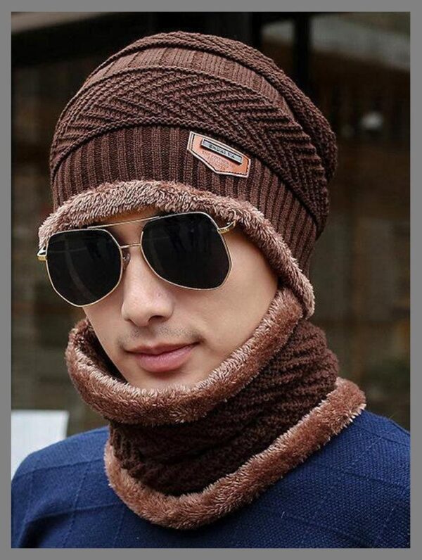 IMG-20250111-WA0035 Beanie Wool Cap with Neck