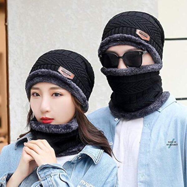 IMG-20250111-WA0037 Beanie Wool Cap with Neck