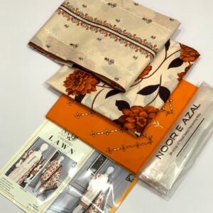 Noor E Azal 2025 Lawn  💯 Original *Printed 3PC Collection