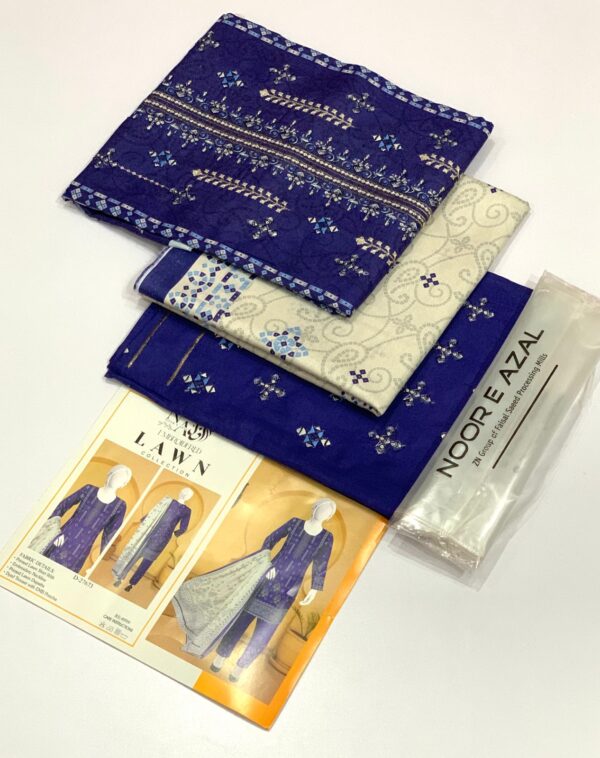 IMG-20250128-WA0089 Noor E Azal 2025 Lawn 3PCS Collection