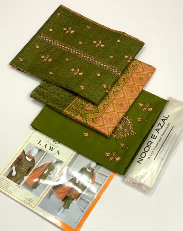 IMG-20250128-WA0097 Noor E Azal 2025 Lawn 3PCS Collection