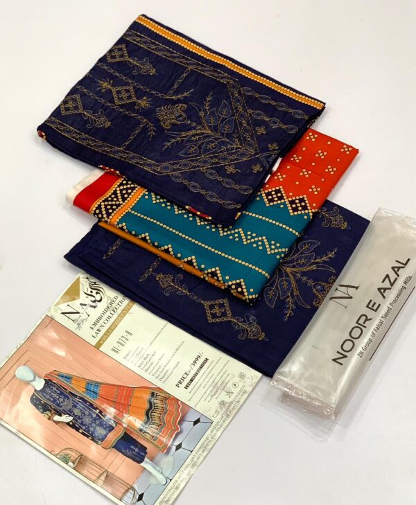 IMG-20250128-WA0103 Noor E Azal 2025 Lawn 3PCS Collection