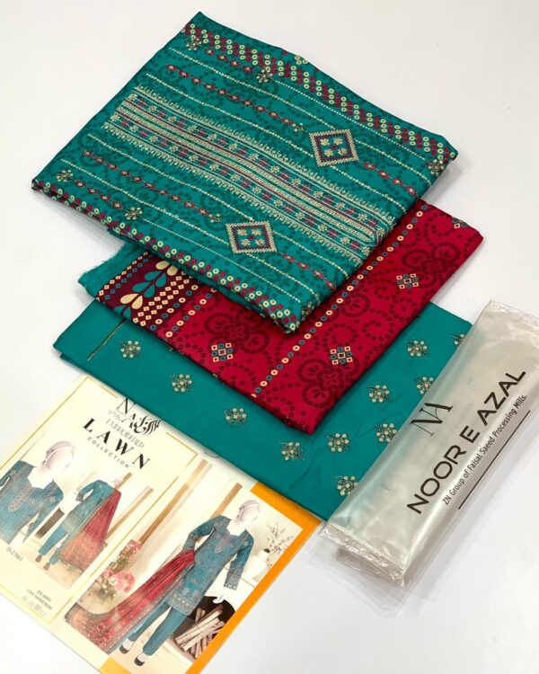 IMG-20250128-WA0104 Noor E Azal 2025 Lawn 3PCS Collection