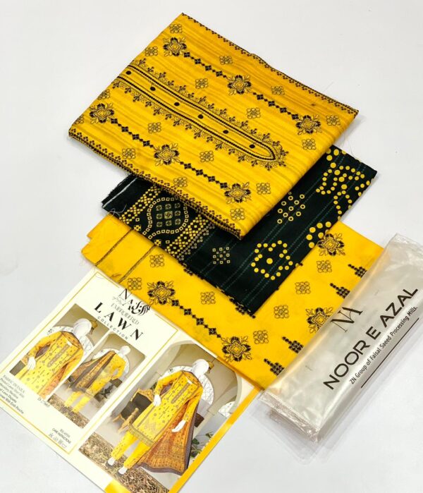 IMG-20250128-WA0105 Noor E Azal 2025 Lawn 3PCS Collection