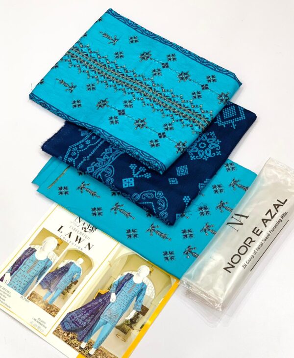 IMG-20250128-WA0108 Noor E Azal 2025 Lawn 3PCS Collection
