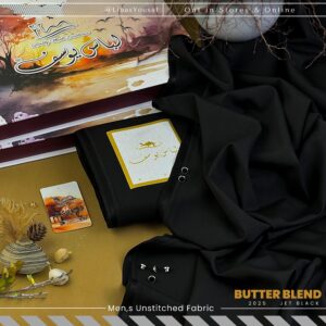 Libas-e-Yousaf's® Butter Blend (Jet BLACK) 2025