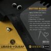 Libas-e-Yousaf's® Butter Blend (Jet BLACK) 2025