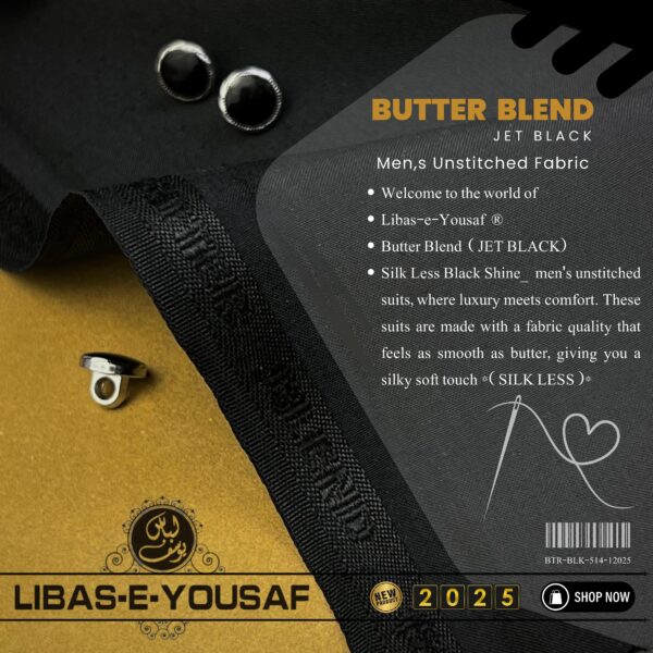IMG-20250206-WA0033 Libas-e-Yousaf's® Butter Blend (Jet BLACK) 2025