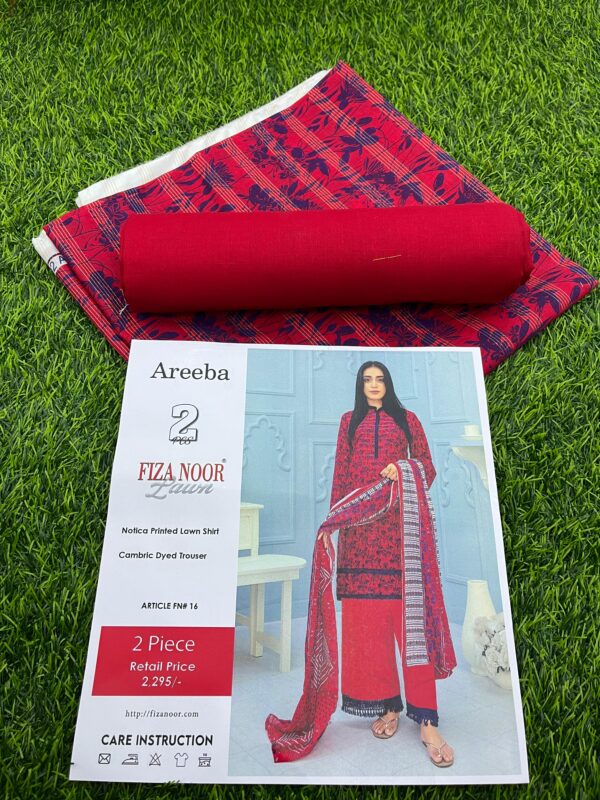 IMG-20250207-WA0009 Areeba by Fiza NOOR : Lawn 2PCS