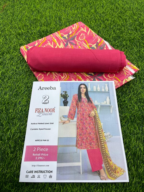 IMG-20250207-WA0013 Areeba by Fiza NOOR : Lawn 2PCS