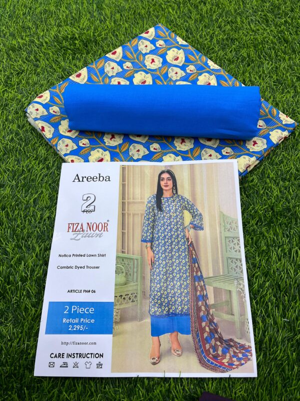 IMG-20250207-WA0017 Areeba by Fiza NOOR : Lawn 2PCS