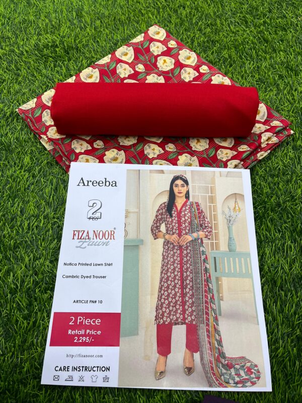 IMG-20250207-WA0019 Areeba by Fiza NOOR : Lawn 2PCS