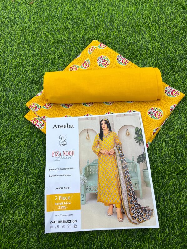 IMG-20250207-WA0023 Areeba by Fiza NOOR : Lawn 2PCS