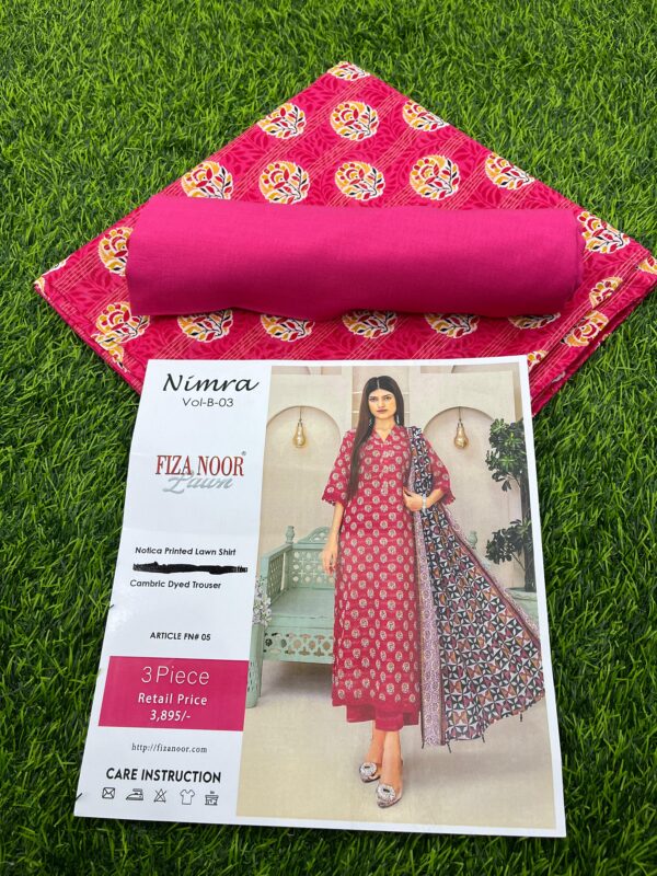 IMG-20250207-WA0027 Areeba by Fiza NOOR : Lawn 2PCS