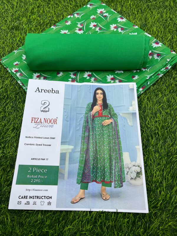 IMG-20250207-WA0031 Areeba by Fiza NOOR : Lawn 2PCS
