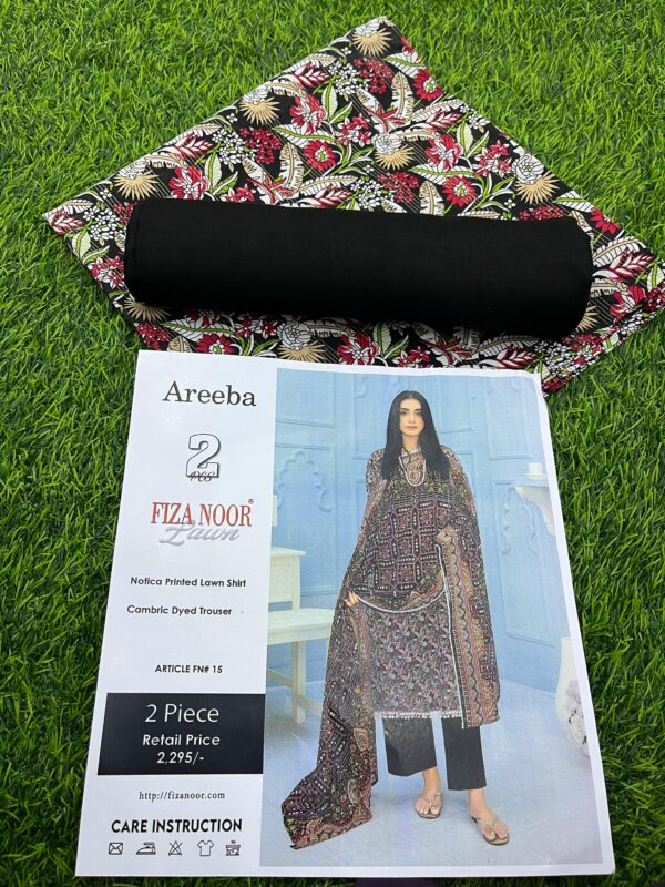 IMG-20250207-WA0033 Areeba by Fiza NOOR : Lawn 2PCS