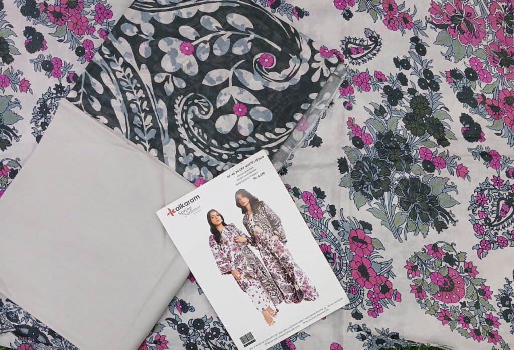 Alkaram Lawn 3Pcs Vol-3