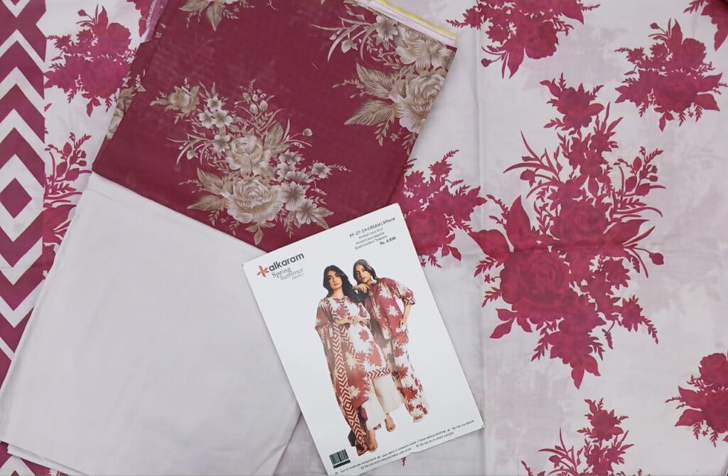 Alkaram Lawn 3Pcs Vol-3