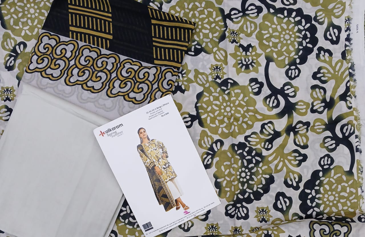 Alkaram Lawn 3Pcs Vol-3