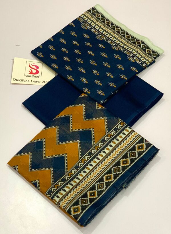 IMG-20250225-WA0026 Bin Saeed Lawn 3Pcs Vol-4