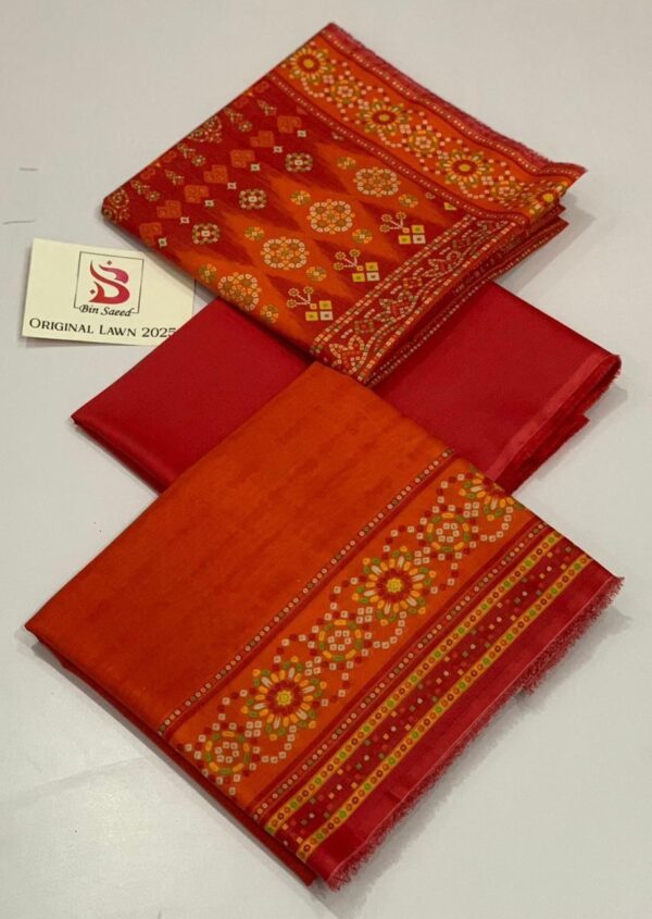 IMG-20250225-WA0034 Bin Saeed Lawn 3Pcs Vol-4
