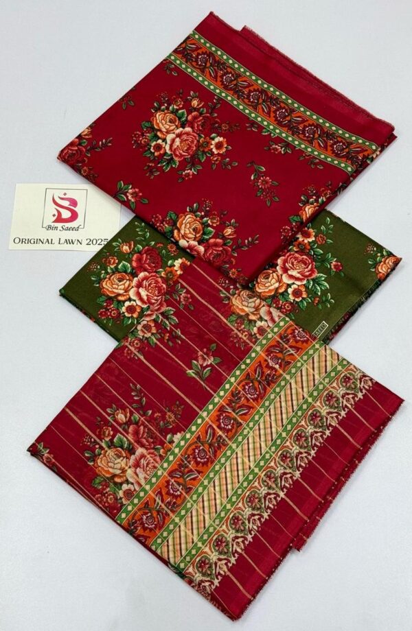 IMG-20250228-WA0045 Bin Saeed Lawn 3Pcs Vol-3