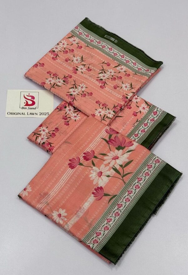 IMG-20250228-WA0046 Bin Saeed Lawn 3Pcs Vol-3