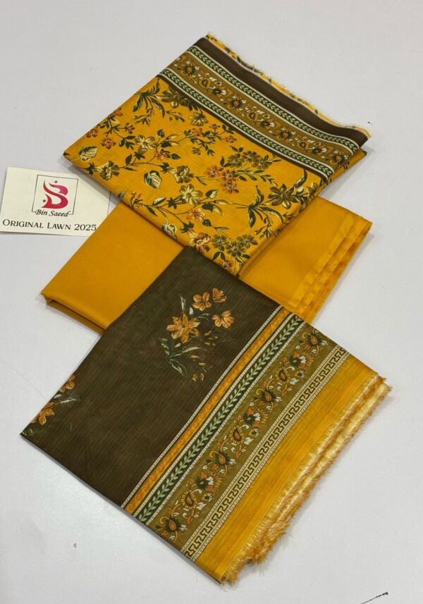IMG-20250228-WA0056 Bin Saeed Lawn 3Pcs Vol-3