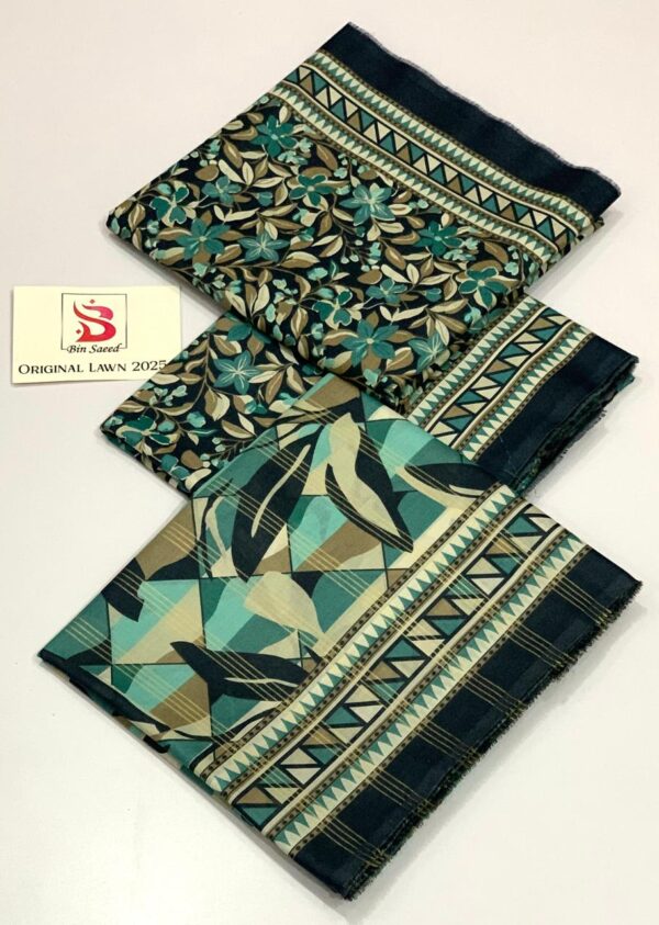 IMG-20250228-WA0057 Bin Saeed Lawn 3Pcs Vol-3