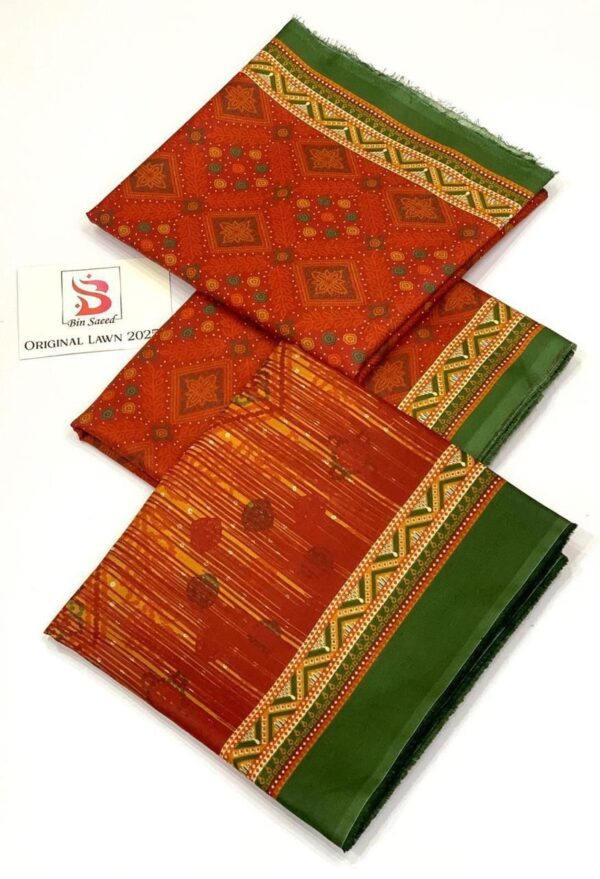 IMG-20250228-WA0084 Bin Saeed Lawn 3Pcs Vol-3