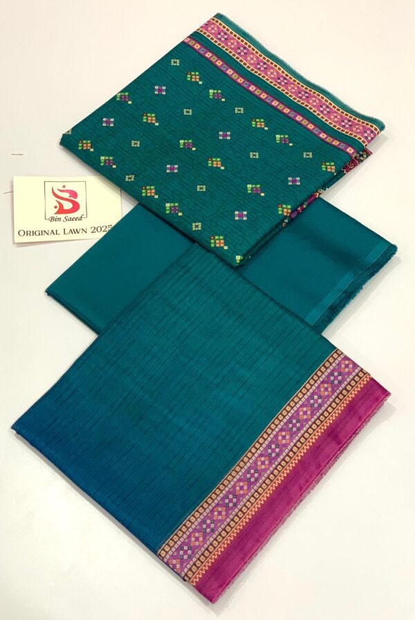 IMG-20250303-WA0005 Bin Saeed 💯 Original Printed 3pc Collection