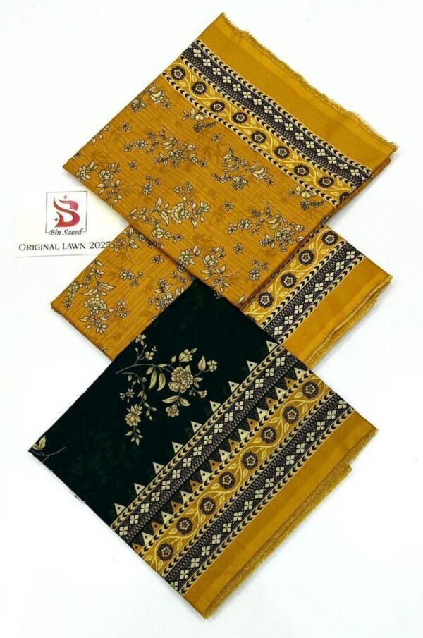 IMG-20250303-WA0009 Bin Saeed 💯 Original Printed 3pc Collection