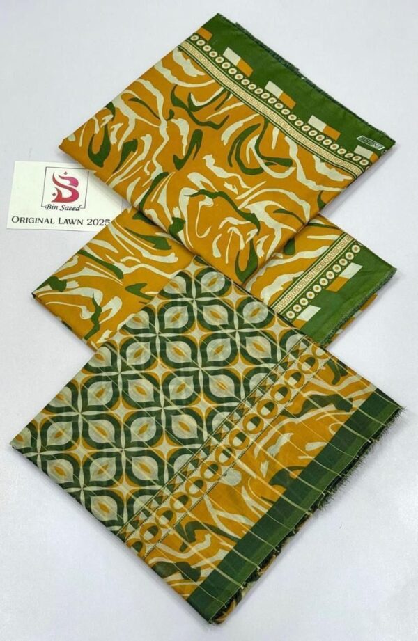 IMG-20250303-WA0010 Bin Saeed 💯 Original Printed 3pc Collection