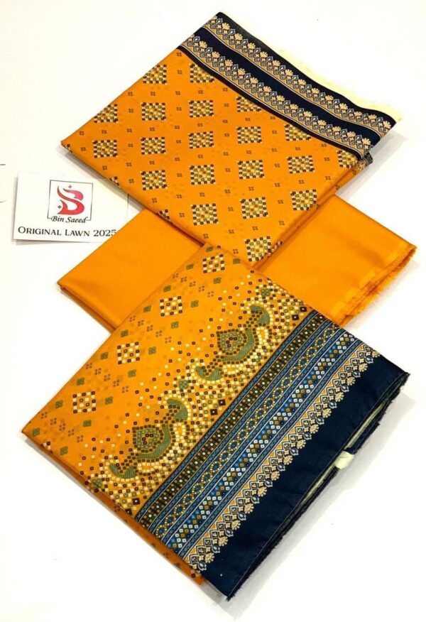 IMG-20250303-WA0013 Bin Saeed 💯 Original Printed 3pc Collection