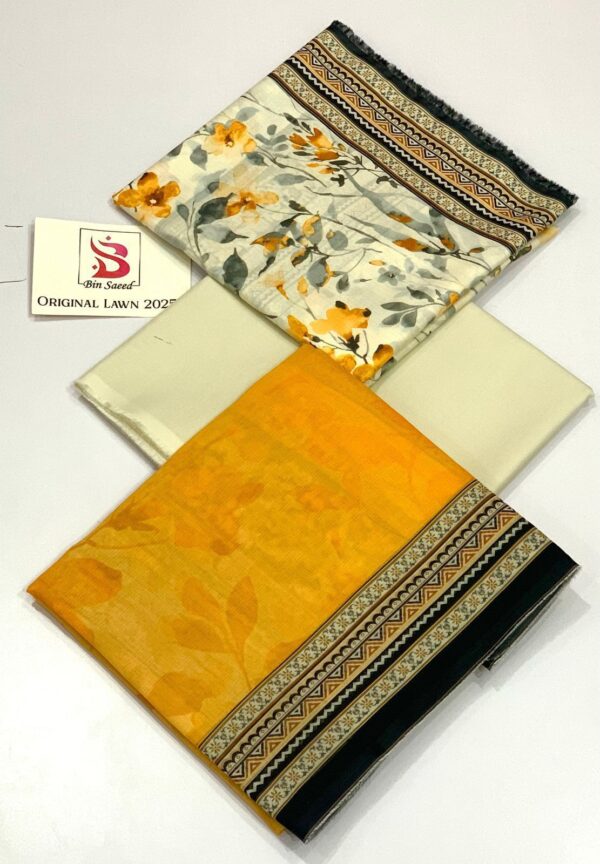 IMG-20250303-WA0015 Bin Saeed 💯 Original Printed 3pc Collection