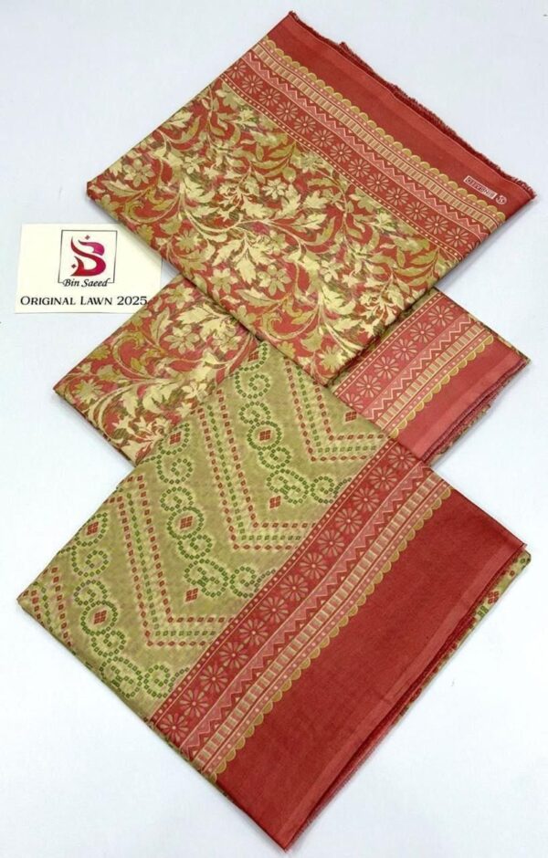 IMG-20250303-WA0020 Bin Saeed 💯 Original Printed 3pc Collection