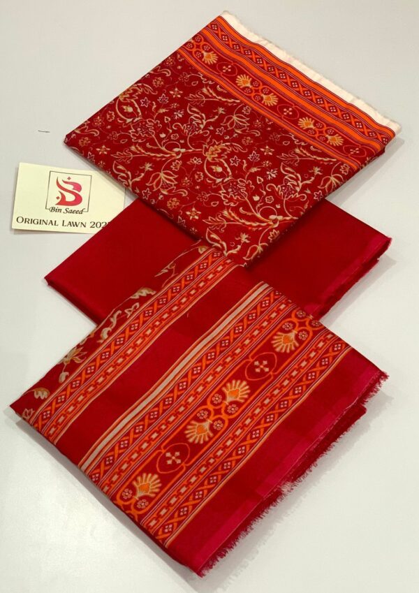 IMG-20250303-WA0022 Bin Saeed 💯 Original Printed 3pc Collection