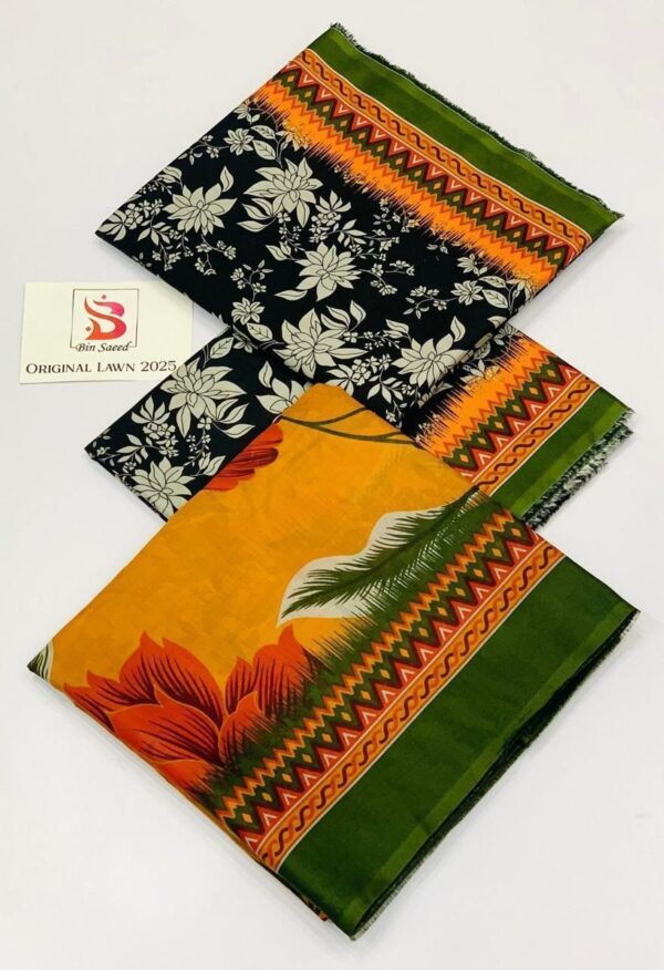 IMG-20250303-WA0023 Bin Saeed 💯 Original Printed 3pc Collection