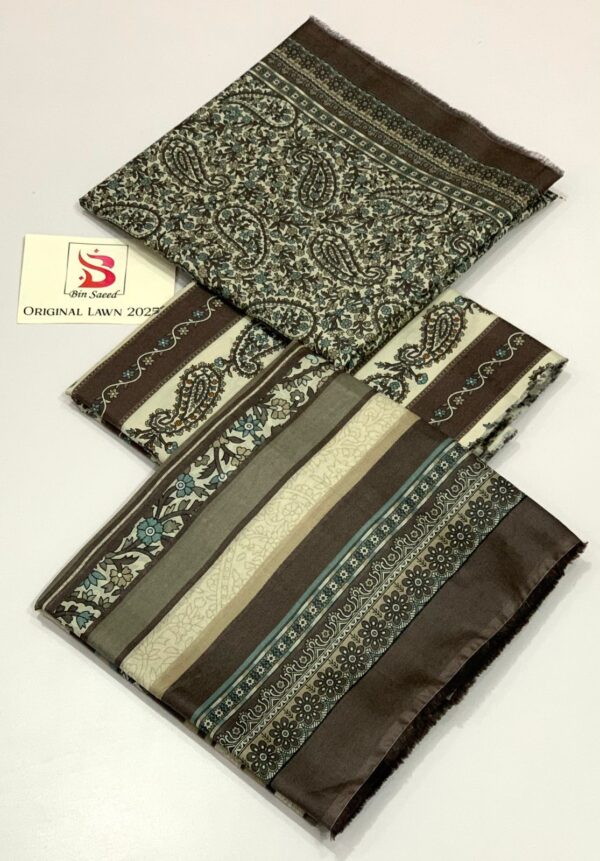 IMG-20250303-WA0025 Bin Saeed 💯 Original Printed 3pc Collection