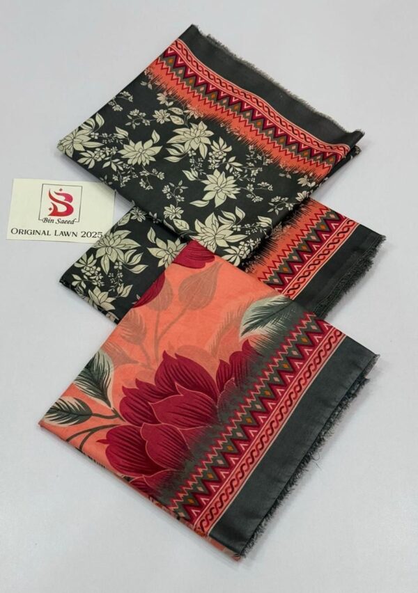 IMG-20250303-WA0026 Bin Saeed 💯 Original Printed 3pc Collection