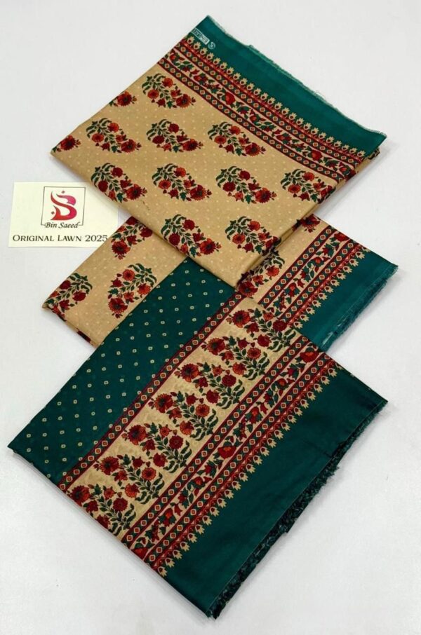 IMG-20250303-WA0027 Bin Saeed 💯 Original Printed 3pc Collection