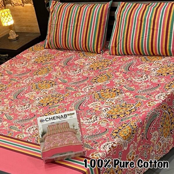 IMG-20250308-WA0038 100% Pure Cotton 3PCS Bedsheet
