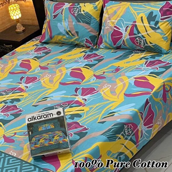 IMG-20250308-WA0040 100% Pure Cotton 3PCS Bedsheet